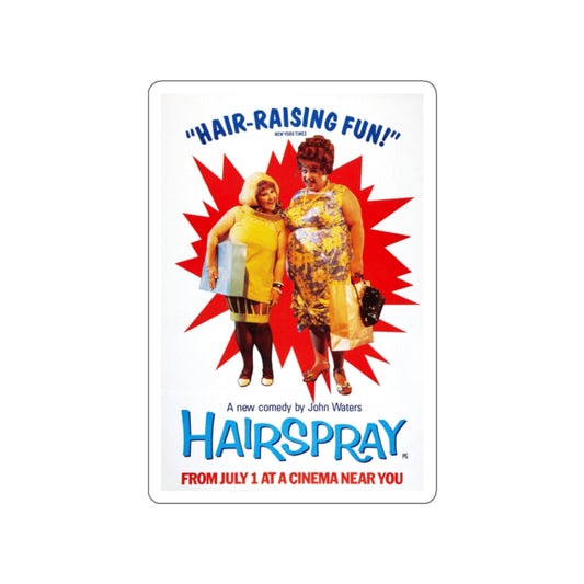 HAIRSPRAY (2) 1988 Movie Poster STICKER Vinyl Die-Cut Decal-White-The Sticker Space