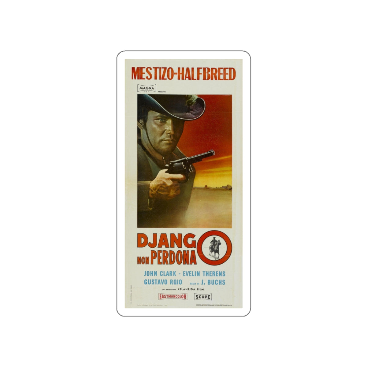 HALF BREED 1952 Movie Poster STICKER Vinyl Die-Cut Decal-White-The Sticker Space