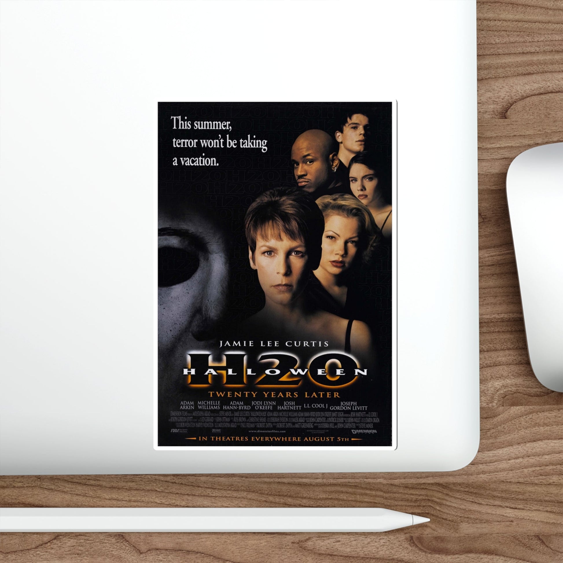 Halloween H20 1998 Movie Poster STICKER Vinyl Die-Cut Decal-The Sticker Space
