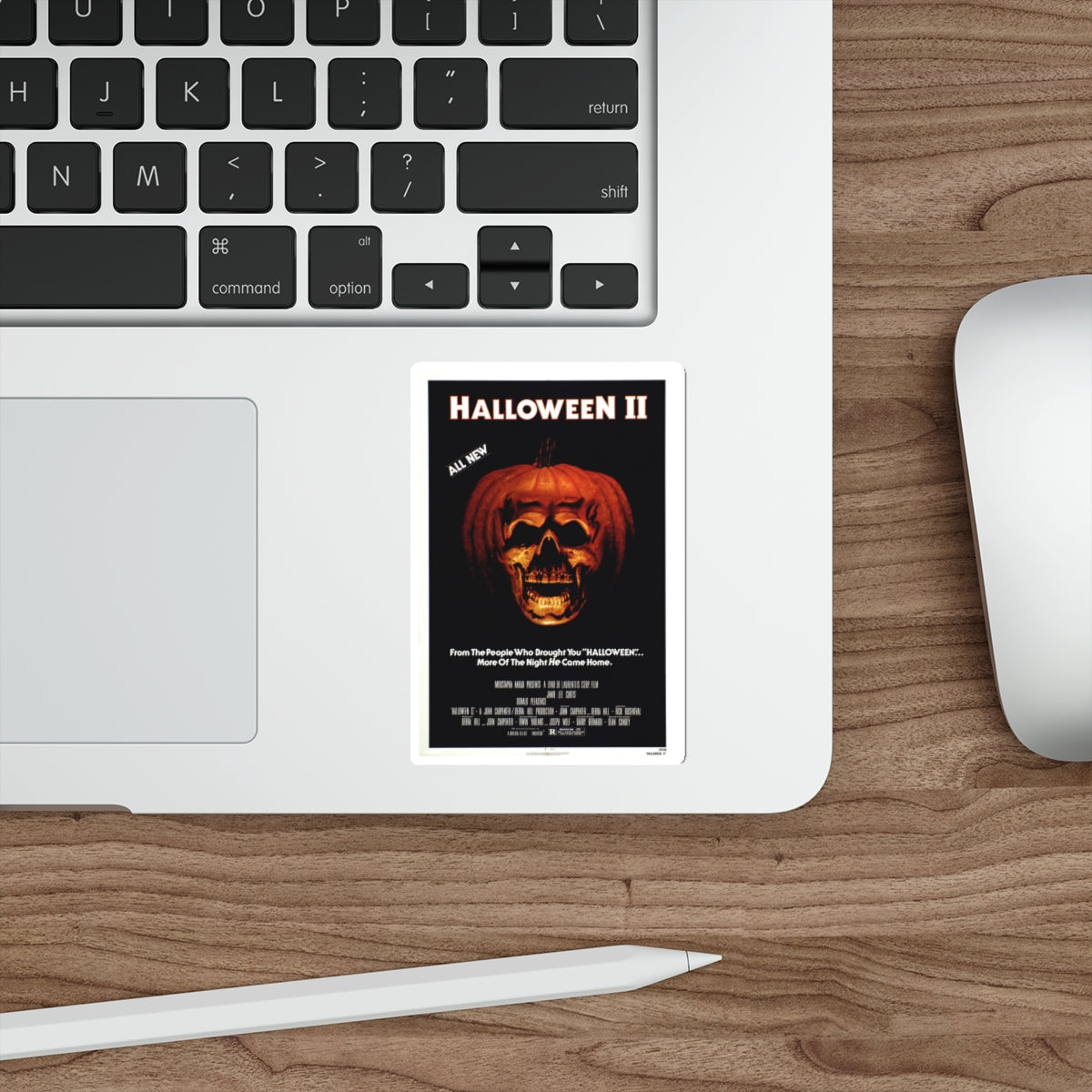 HALLOWEEN II 1981 Movie Poster STICKER Vinyl Die-Cut Decal-The Sticker Space