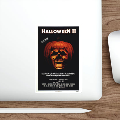 HALLOWEEN II 1981 Movie Poster STICKER Vinyl Die-Cut Decal-The Sticker Space
