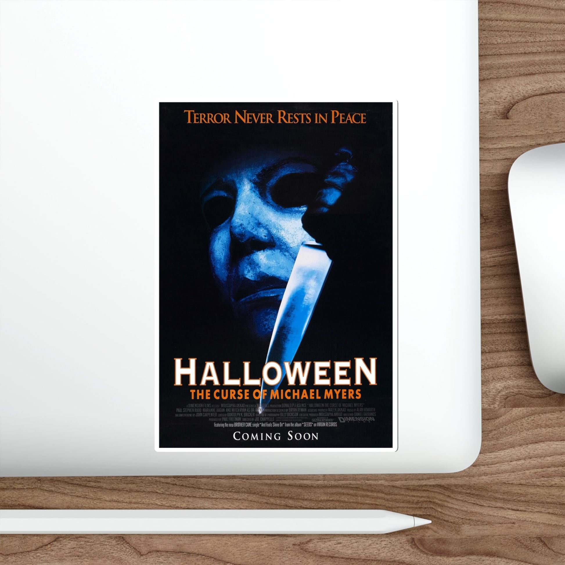Halloween The Curse Of Michael Myers 1995 Movie Poster STICKER Vinyl Die-Cut Decal-The Sticker Space