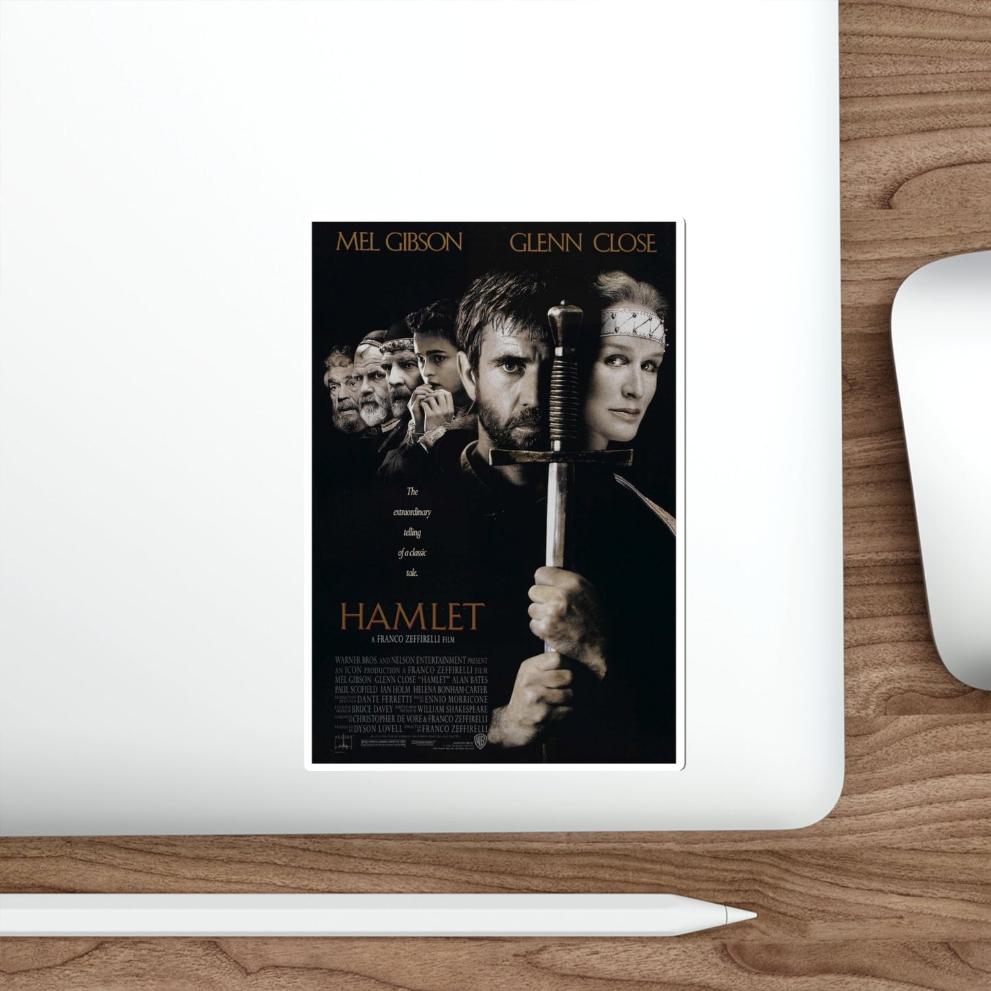 Hamlet 1990 Movie Poster STICKER Vinyl Die-Cut Decal-The Sticker Space