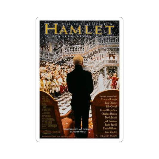 Hamlet 1996 Movie Poster STICKER Vinyl Die-Cut Decal-2 Inch-The Sticker Space