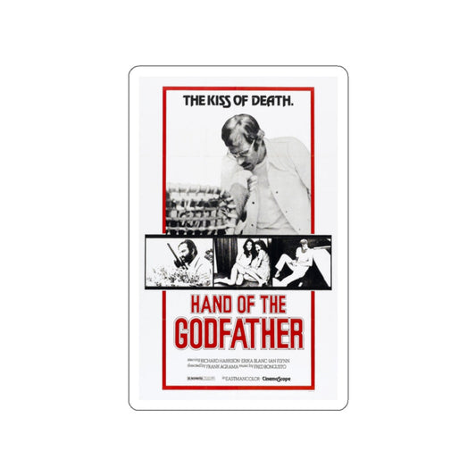 HAND OF THE GODFATHER 1972 Movie Poster STICKER Vinyl Die-Cut Decal-2 Inch-The Sticker Space