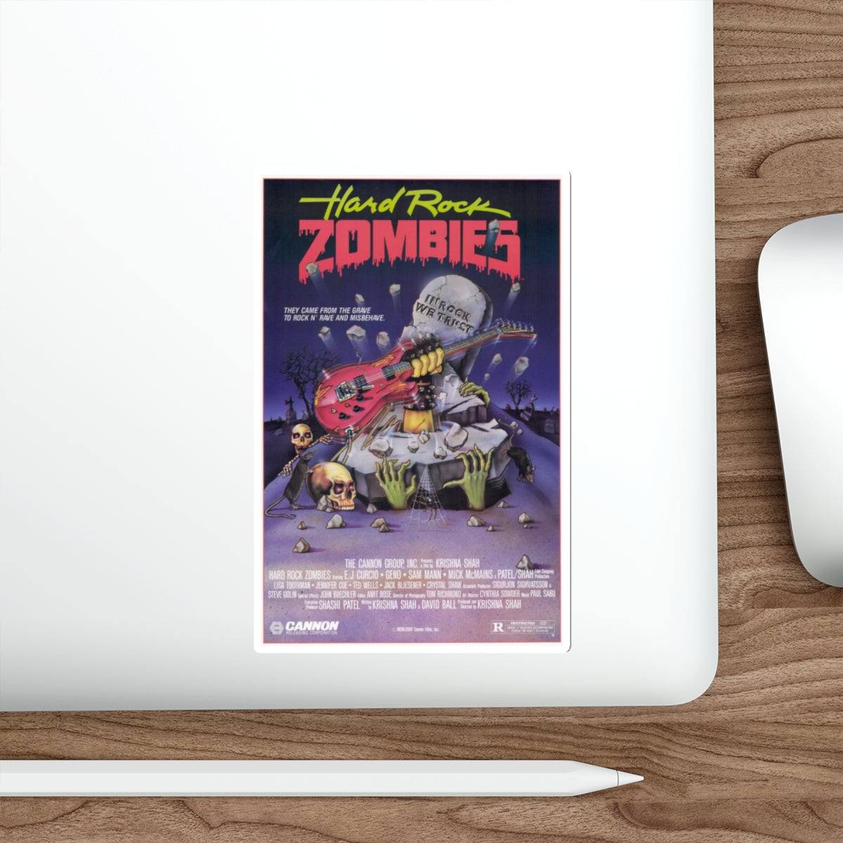 HARD ROCK ZOMBIES 1984 Movie Poster STICKER Vinyl Die-Cut Decal-The Sticker Space