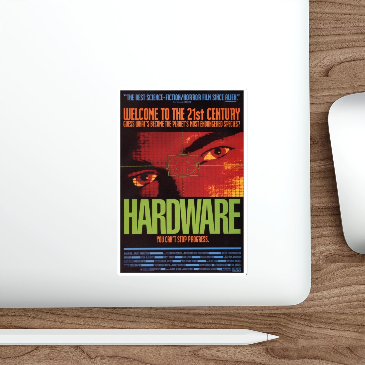 HARDWARE 1990 Movie Poster STICKER Vinyl Die-Cut Decal-The Sticker Space
