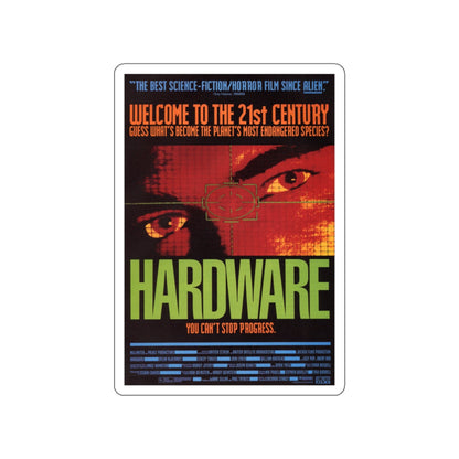 HARDWARE 1990 Movie Poster STICKER Vinyl Die-Cut Decal-6 Inch-The Sticker Space