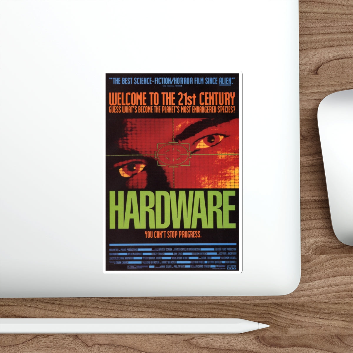 HARDWARE 1990 Movie Poster STICKER Vinyl Die-Cut Decal-The Sticker Space