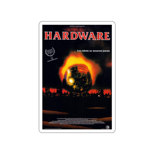 HARDWARE (FRENCH) 1990 Movie Poster STICKER Vinyl Die-Cut Decal-2 Inch-The Sticker Space