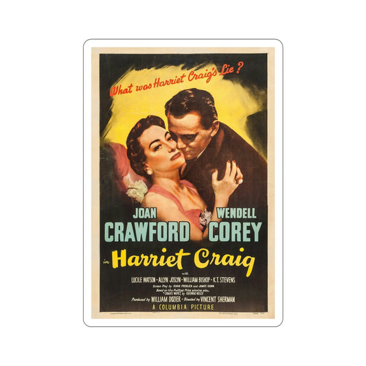 Harriet Craig 1950 Movie Poster STICKER Vinyl Die-Cut Decal-6 Inch-The Sticker Space