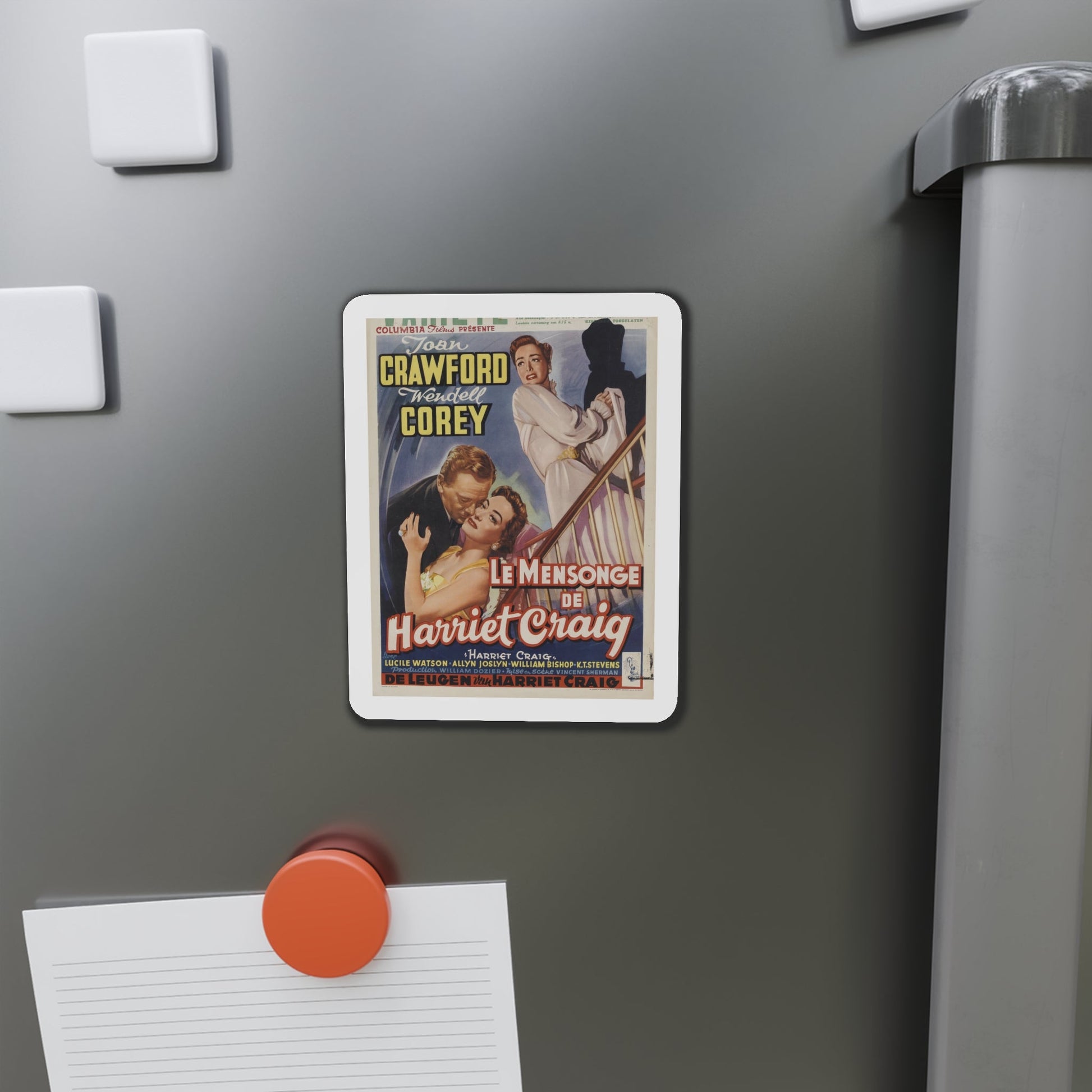 Harriet Craig 1950 v2 Movie Poster Die-Cut Magnet-The Sticker Space