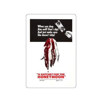 HATCHET FOR THE HONEYMOON 1970 Movie Poster STICKER Vinyl Die-Cut Decal-3 Inch-The Sticker Space