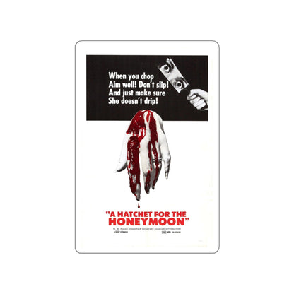 HATCHET FOR THE HONEYMOON 1970 Movie Poster STICKER Vinyl Die-Cut Decal-5 Inch-The Sticker Space