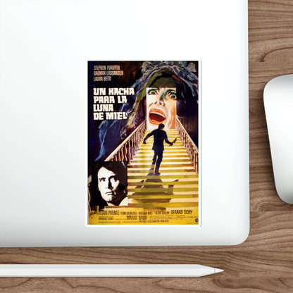 HATCHET FOR THE HONEYMOON (SPANISH) 1970 Movie Poster STICKER Vinyl Die-Cut Decal-The Sticker Space
