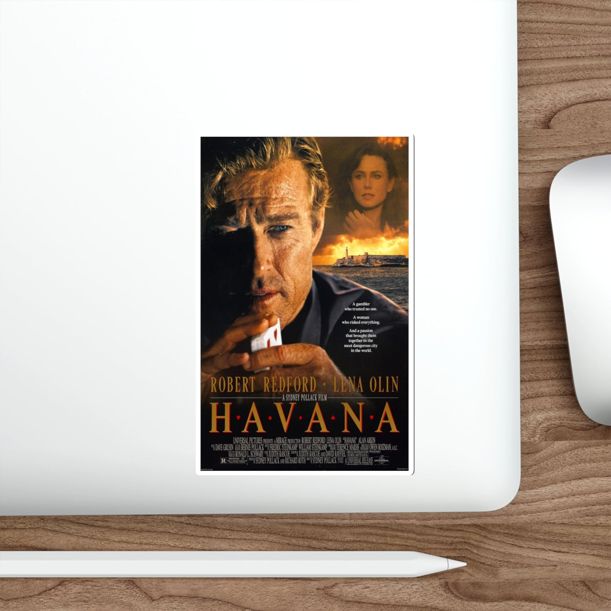 Havana 1990 Movie Poster STICKER Vinyl Die-Cut Decal-The Sticker Space