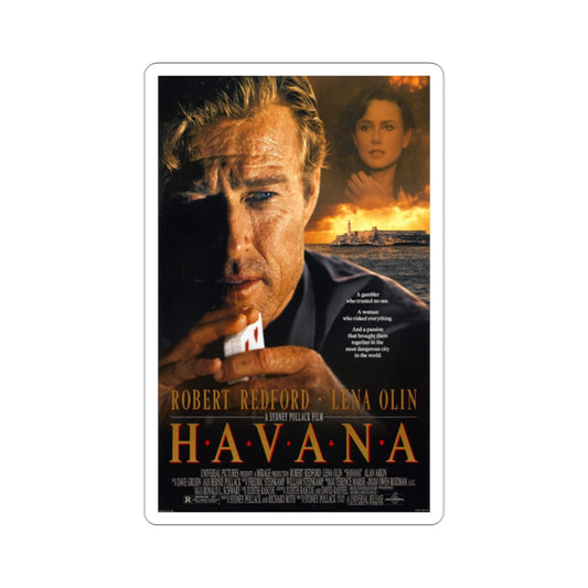 Havana 1990 Movie Poster STICKER Vinyl Die-Cut Decal-2 Inch-The Sticker Space