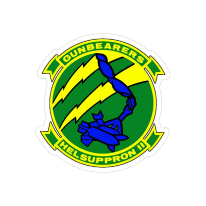 HC 11 Helicopter Combat Support Squadron 11 (U.S. Navy) Transparent STICKER Die-Cut Vinyl Decal-2 Inch-The Sticker Space
