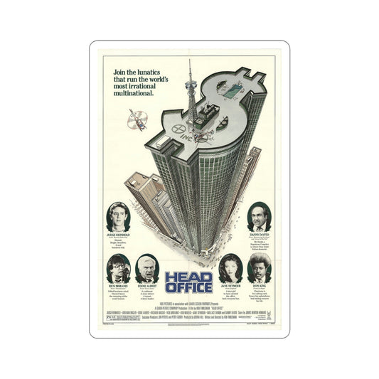 Head Office 1986 Movie Poster STICKER Vinyl Die-Cut Decal-6 Inch-The Sticker Space