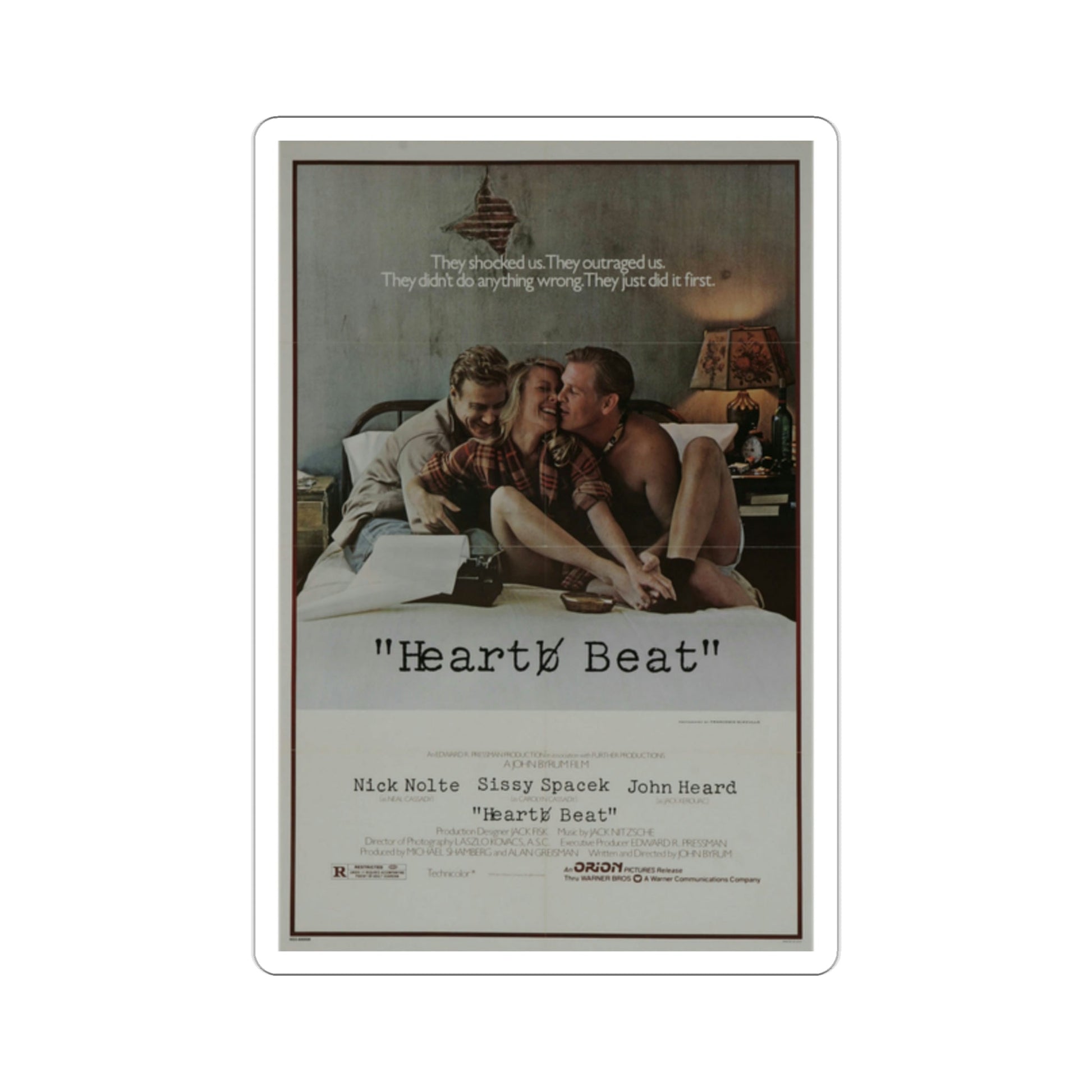 Heart Beat 1980 Movie Poster STICKER Vinyl Die-Cut Decal-2 Inch-The Sticker Space