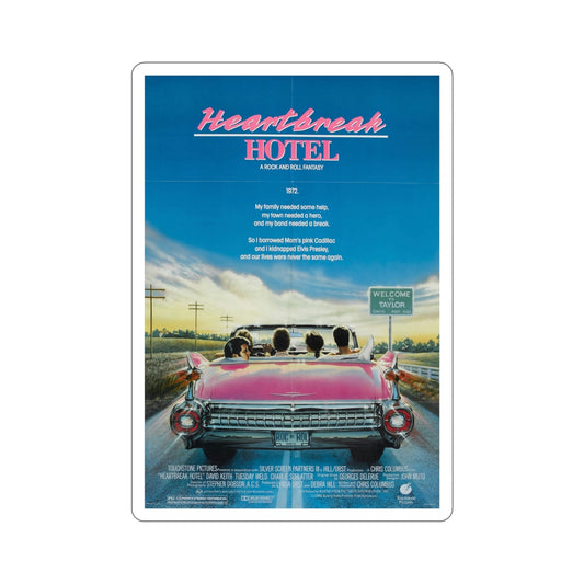 Heartbreak Hotel 1988 Movie Poster STICKER Vinyl Die-Cut Decal-6 Inch-The Sticker Space