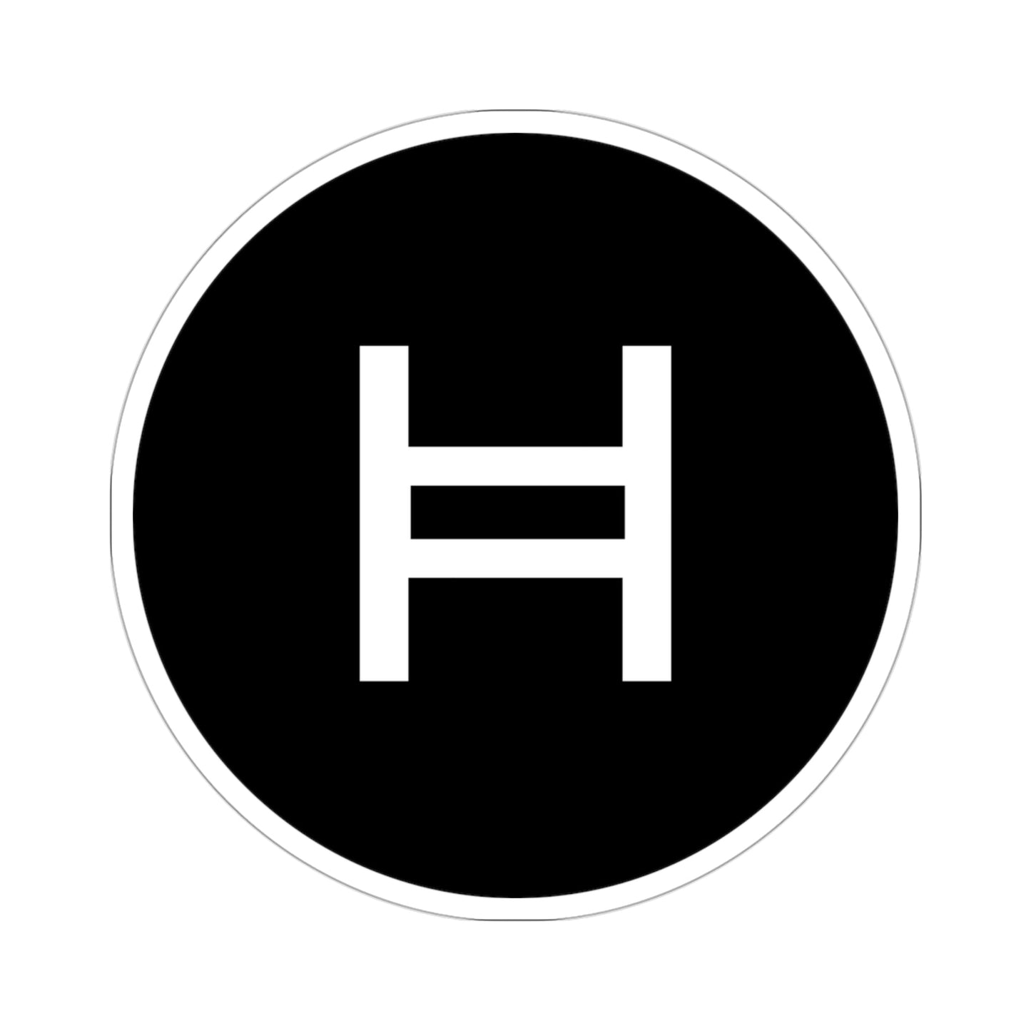 HEDERA HASHGRAPH HBAR (Cryptocurrency) STICKER Vinyl Die-Cut Decal-3 Inch-The Sticker Space