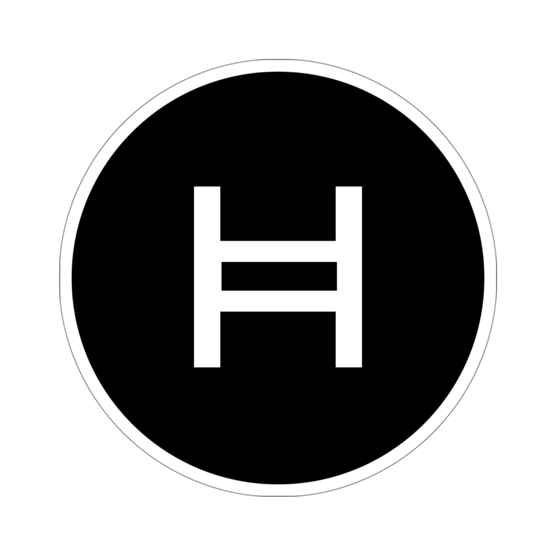 HEDERA HASHGRAPH HBAR (Cryptocurrency) STICKER Vinyl Die-Cut Decal-4 Inch-The Sticker Space