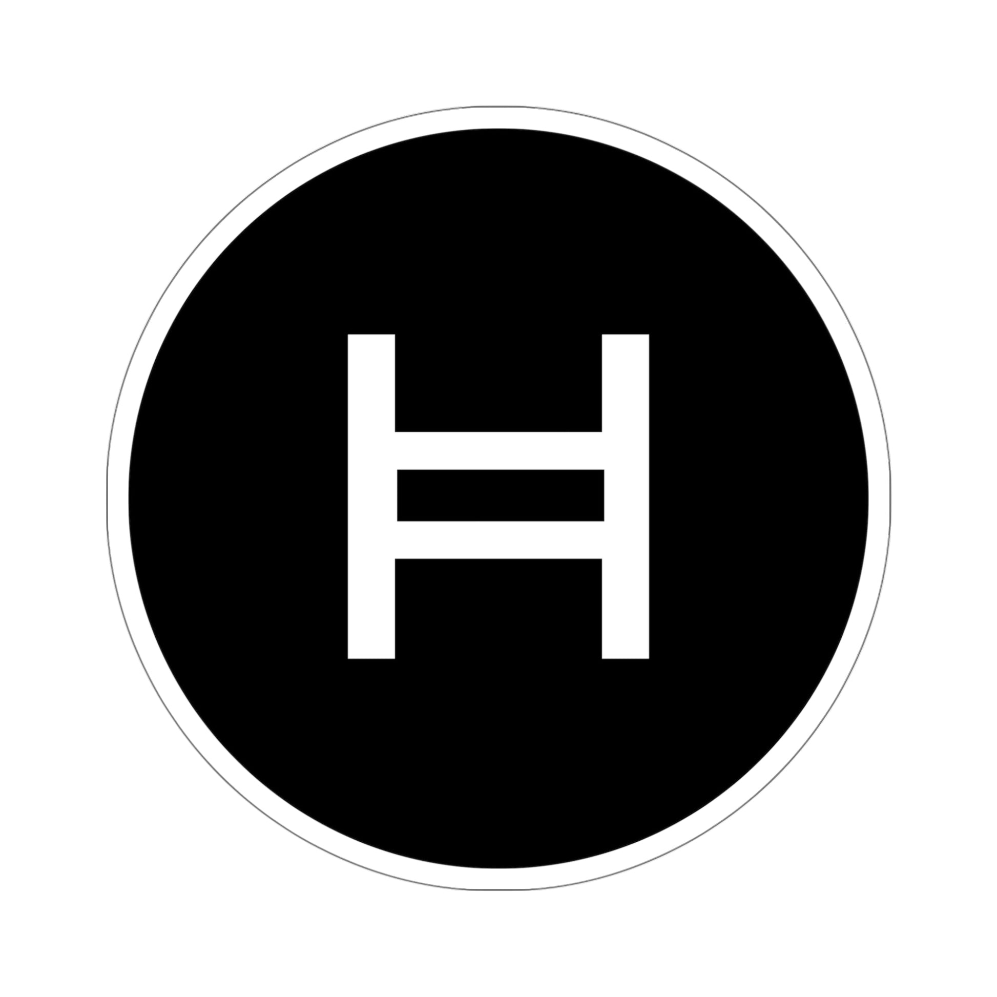 HEDERA HASHGRAPH HBAR (Cryptocurrency) STICKER Vinyl Die-Cut Decal-5 Inch-The Sticker Space