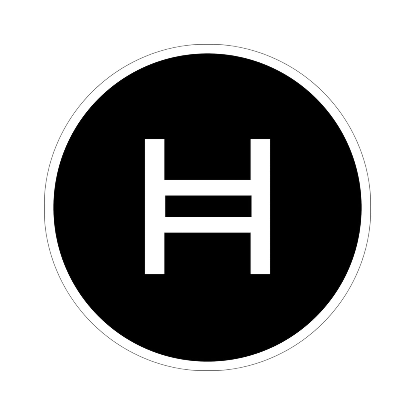 HEDERA HASHGRAPH HBAR (Cryptocurrency) STICKER Vinyl Die-Cut Decal-6 Inch-The Sticker Space