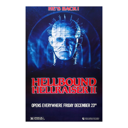 HELLBOUND - HELLRAISER II (TEASER) 1988 - Paper Movie Poster-24″ x 36″ (Vertical)-The Sticker Space