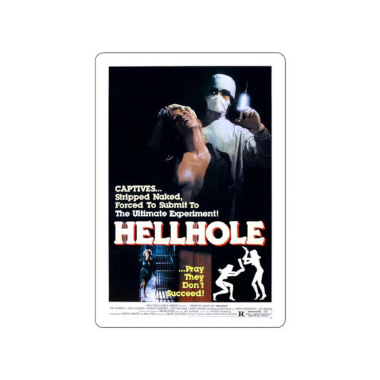 HELLHOLE 1985 Movie Poster STICKER Vinyl Die-Cut Decal-2 Inch-The Sticker Space
