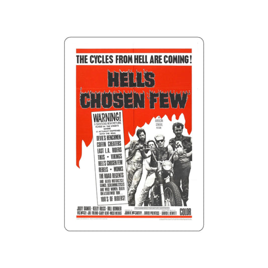 HELL'S CHOSEN FEW 1968 Movie Poster STICKER Vinyl Die-Cut Decal-2 Inch-The Sticker Space