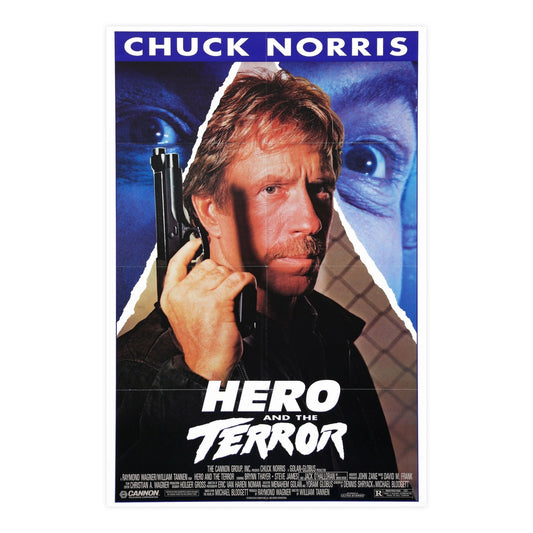 HERO AND THE TERROR 1988 - Paper Movie Poster-24″ x 36″ (Vertical)-The Sticker Space