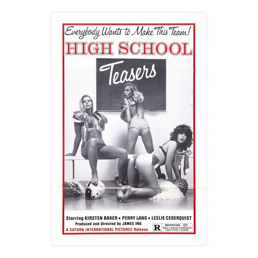 HIGH SCHOOL TEASERS 1978 - Paper Movie Poster-24″ x 36″ (Vertical)-The Sticker Space