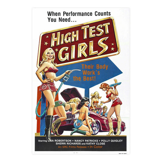 HIGH TEST GIRLS 1980 - Paper Movie Poster-24″ x 36″ (Vertical)-The Sticker Space