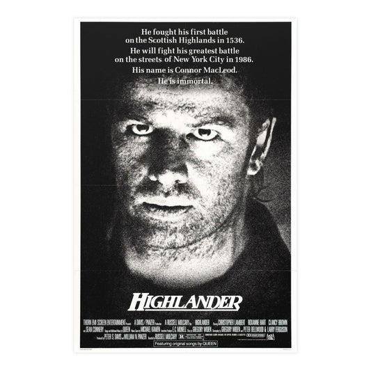 HIGHLANDER 1986 - Paper Movie Poster-24″ x 36″ (Vertical)-The Sticker Space
