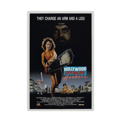 HOLLYWOOD CHAINSAW HOOKERS 1988 - Paper Movie Poster-16″ x 24″ (Vertical)-The Sticker Space