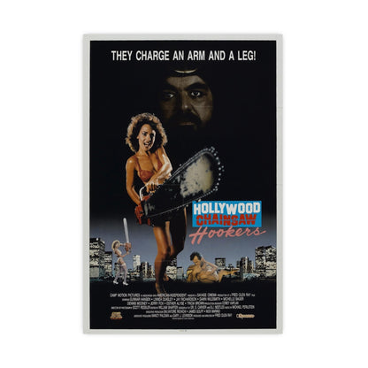 HOLLYWOOD CHAINSAW HOOKERS 1988 - Paper Movie Poster-20″ x 30″ (Vertical)-The Sticker Space