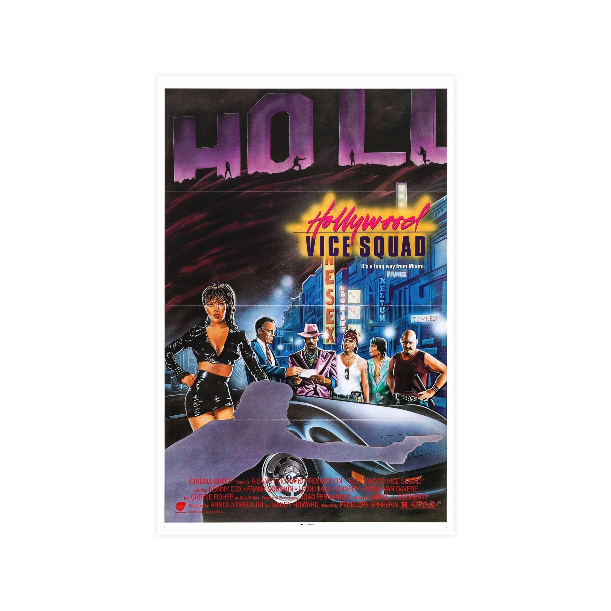 HOLLYWOOD VICE SQUAD (3) 1986 - Paper Movie Poster-11″ x 17″ (Vertical)-The Sticker Space