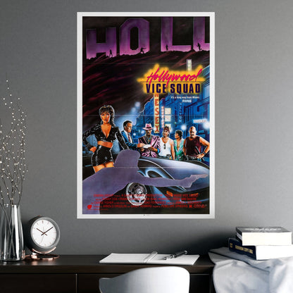 HOLLYWOOD VICE SQUAD (3) 1986 - Paper Movie Poster-The Sticker Space