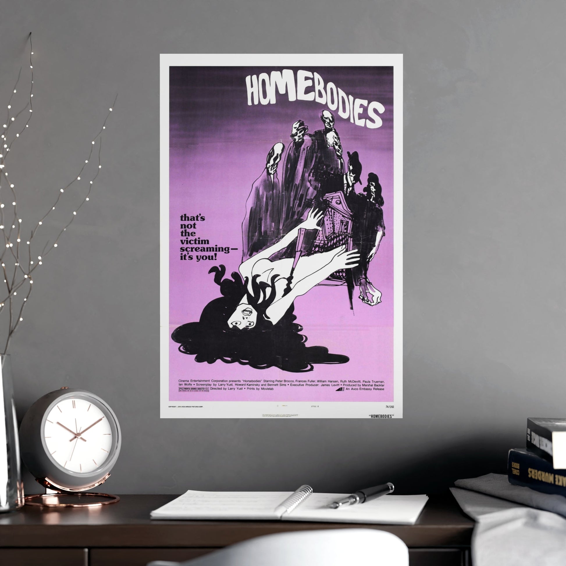 HOMEBODIES 1974 - Paper Movie Poster-The Sticker Space