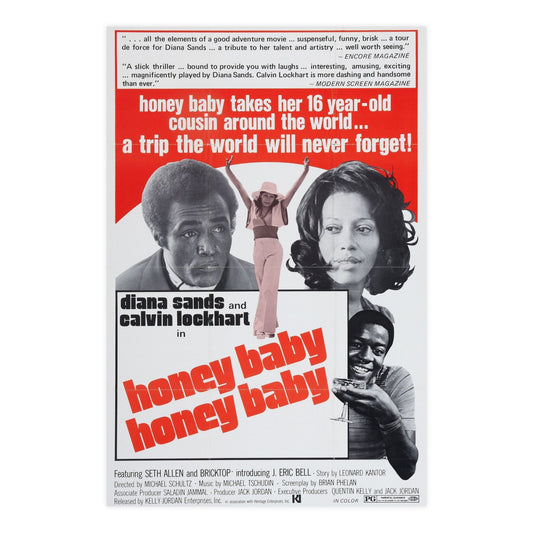 HONEY BABY HONEY BABY 1974 - Paper Movie Poster-24″ x 36″ (Vertical)-The Sticker Space
