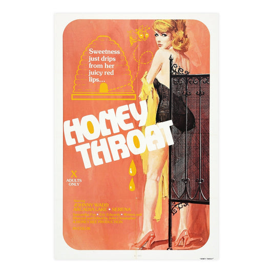 HONEY THROAT 1980 - Paper Movie Poster-24″ x 36″ (Vertical)-The Sticker Space