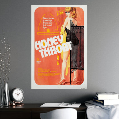 HONEY THROAT 1980 - Paper Movie Poster-The Sticker Space