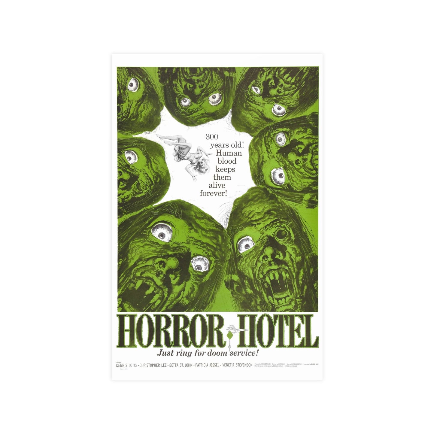 HORROR HOTEL 1960 - Paper Movie Poster-11″ x 17″ (Vertical)-The Sticker Space