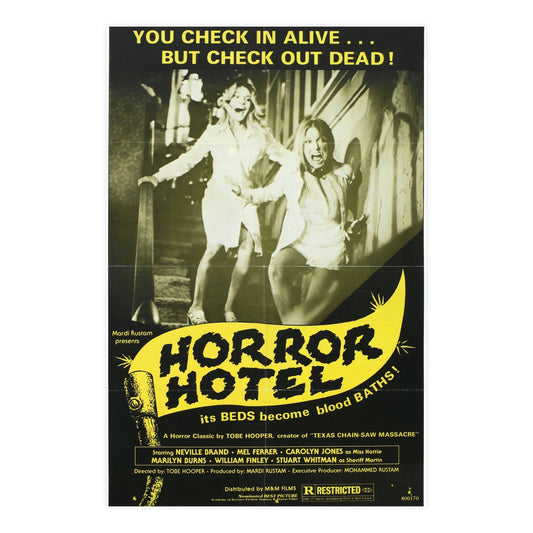 HORROR HOTEL (EATEN ALIVE) 1960 - Paper Movie Poster-24″ x 36″ (Vertical)-The Sticker Space
