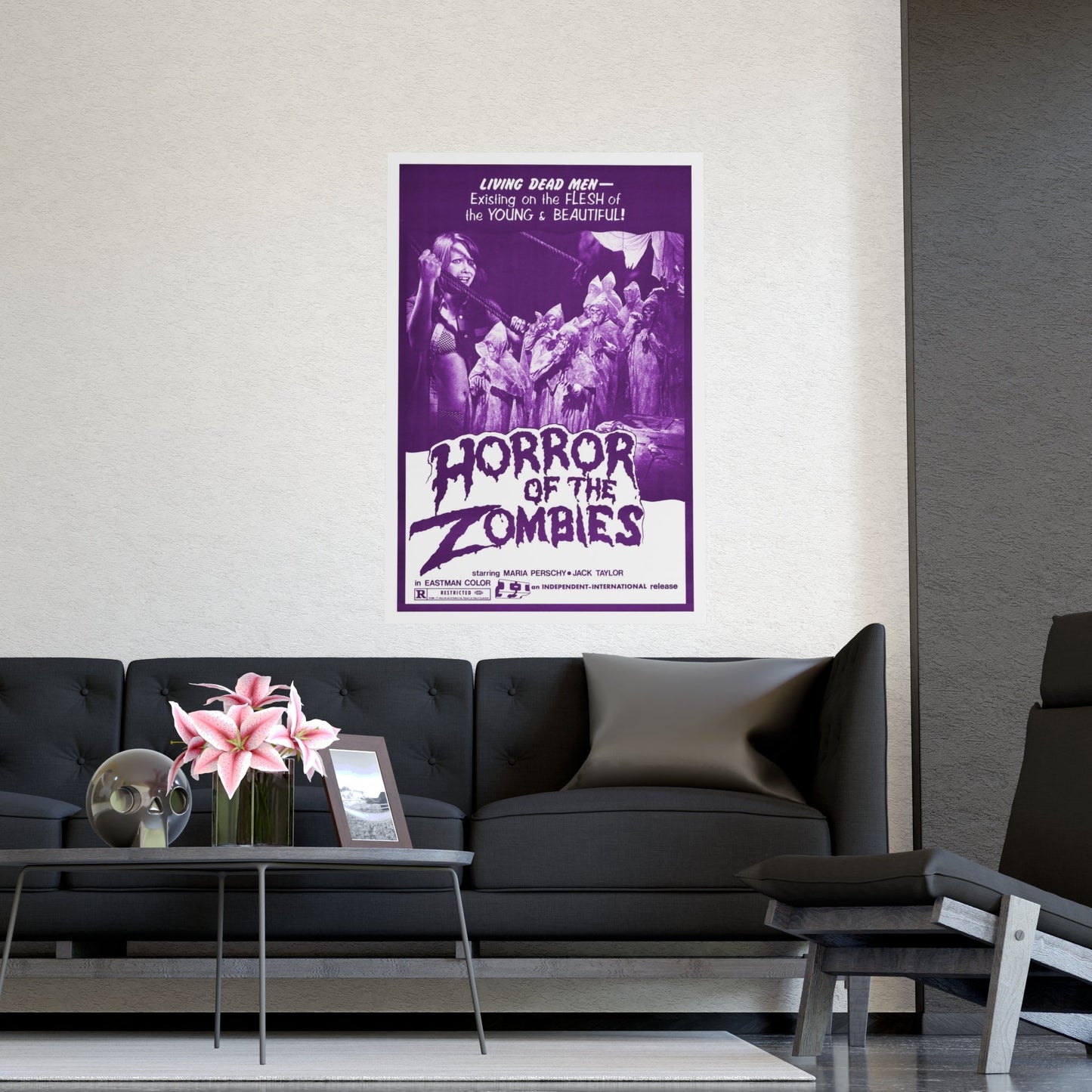 HORROR OF THE ZOMBIES (THE GHOST GALLEON) 1974 - Paper Movie Poster-The Sticker Space