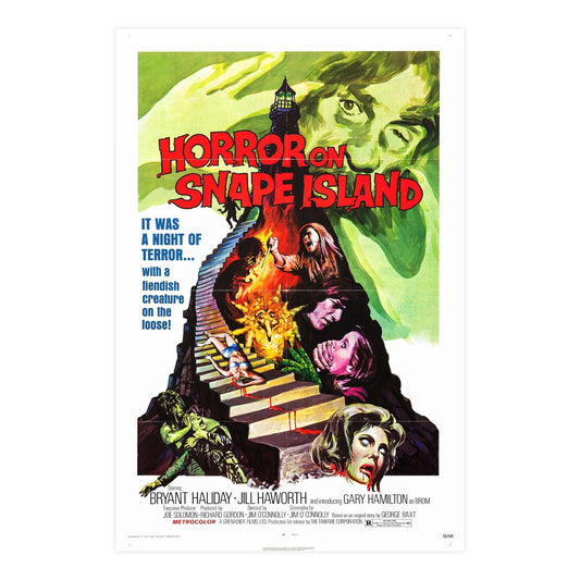 HORROR ON SNAPE ISLAND (TOWER OF EVIL) 1972 - Paper Movie Poster-24″ x 36″ (Vertical)-The Sticker Space