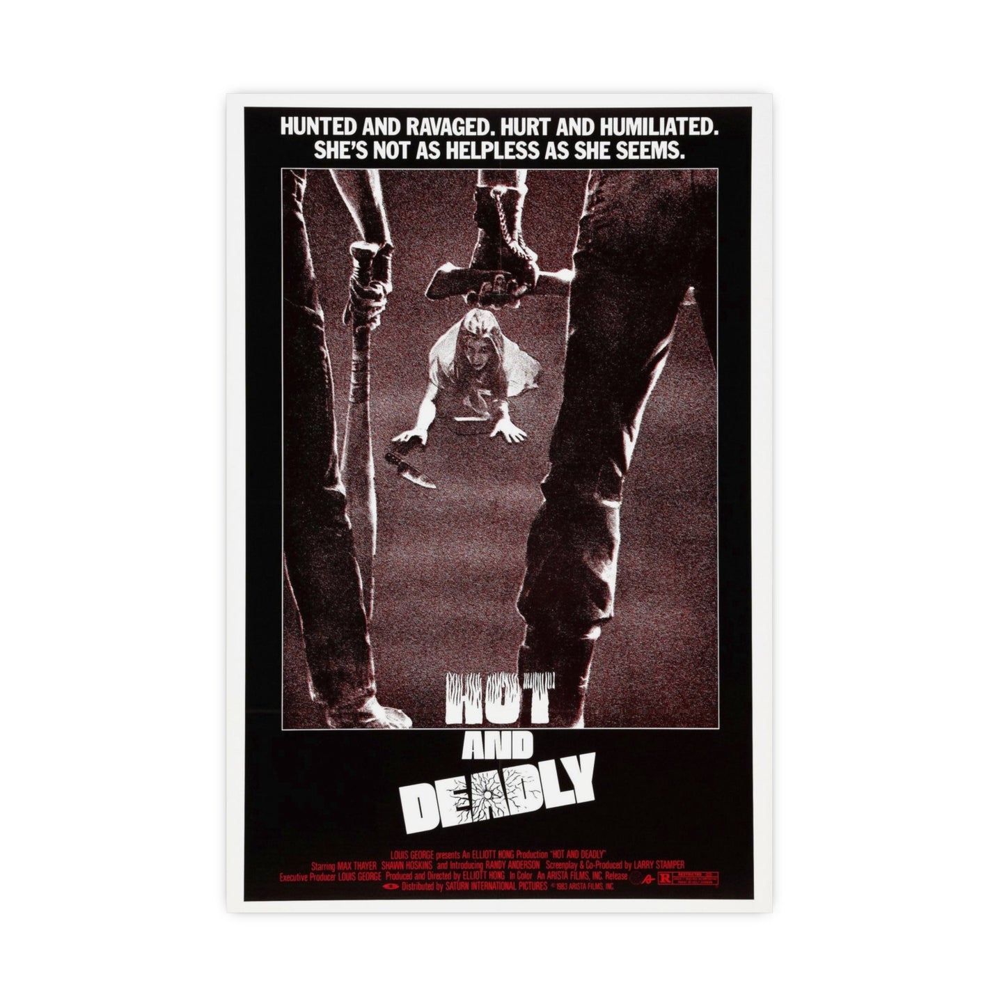HOT AND DEADLY 1982 - Paper Movie Poster-16″ x 24″ (Vertical)-The Sticker Space