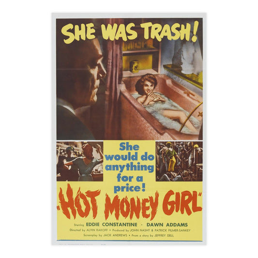HOT MONEY GIRL 1959 - Paper Movie Poster-24″ x 36″ (Vertical)-The Sticker Space
